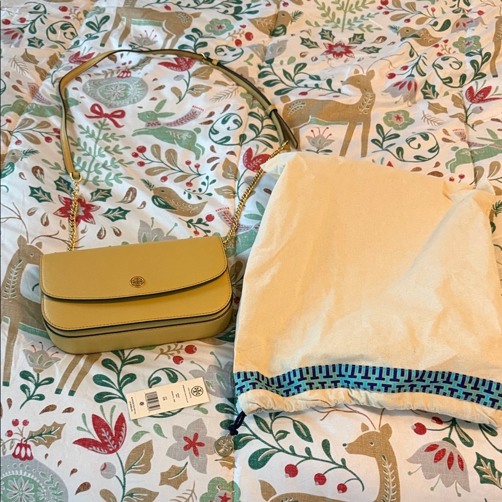 Tory Burch Mustard Crossbody Bag